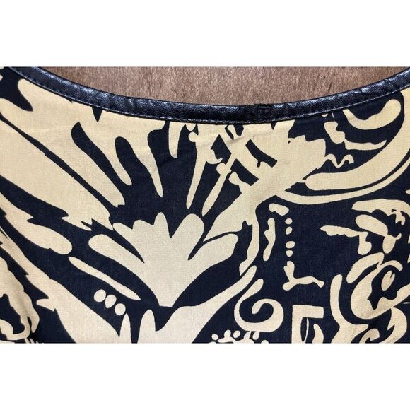 NEW Lane Bryant Sleeveless Shift Dress Womens Plus Size 22 Pleather Accents - Picture 5 of 6